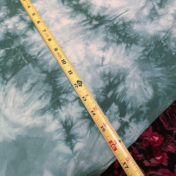 VINTAGE Bamboo Cotton Blend Tie Dyed Hi-Low Razorback Midi Dress - Picture 11 of 15